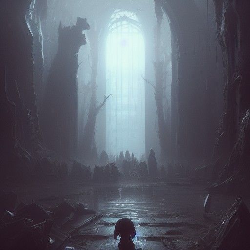 Infernal Entrance: A Dark Fantasy Concept Art