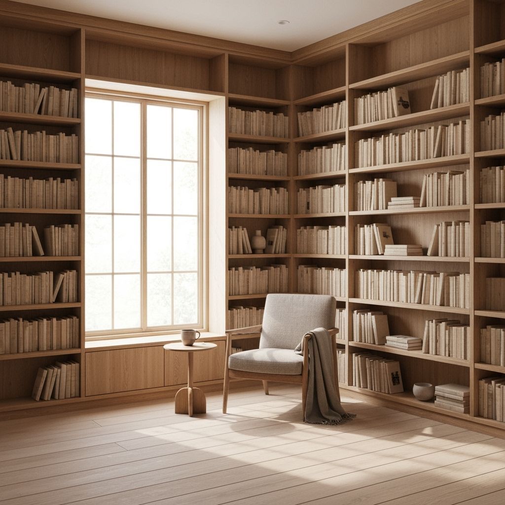 Scandinavian Reading Nook in Hygge Style