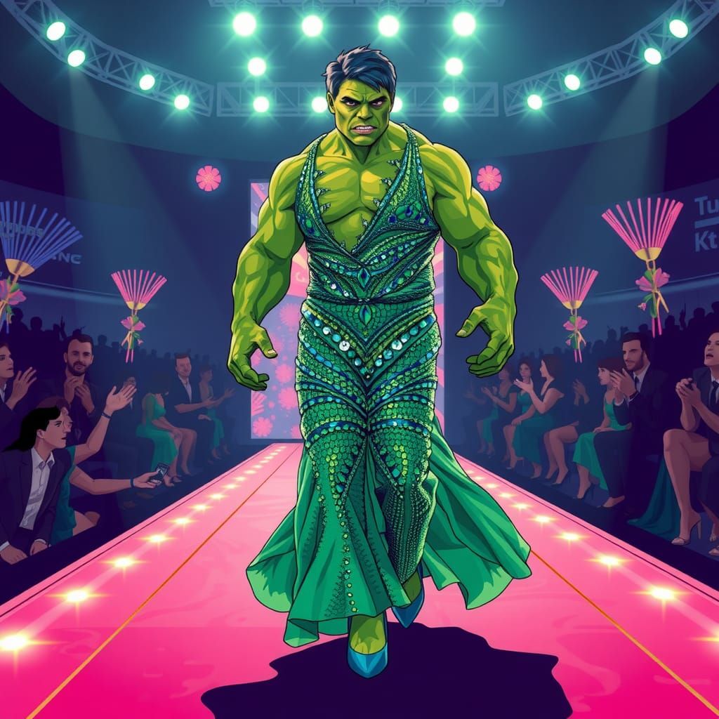 The Incredible Hulk in On RuPaul's Drag Race