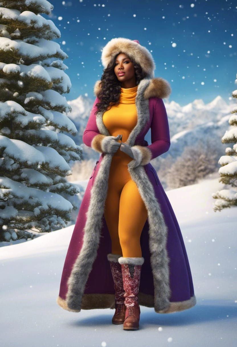 Seasons in Harmony: Caribbean Woman Portrait