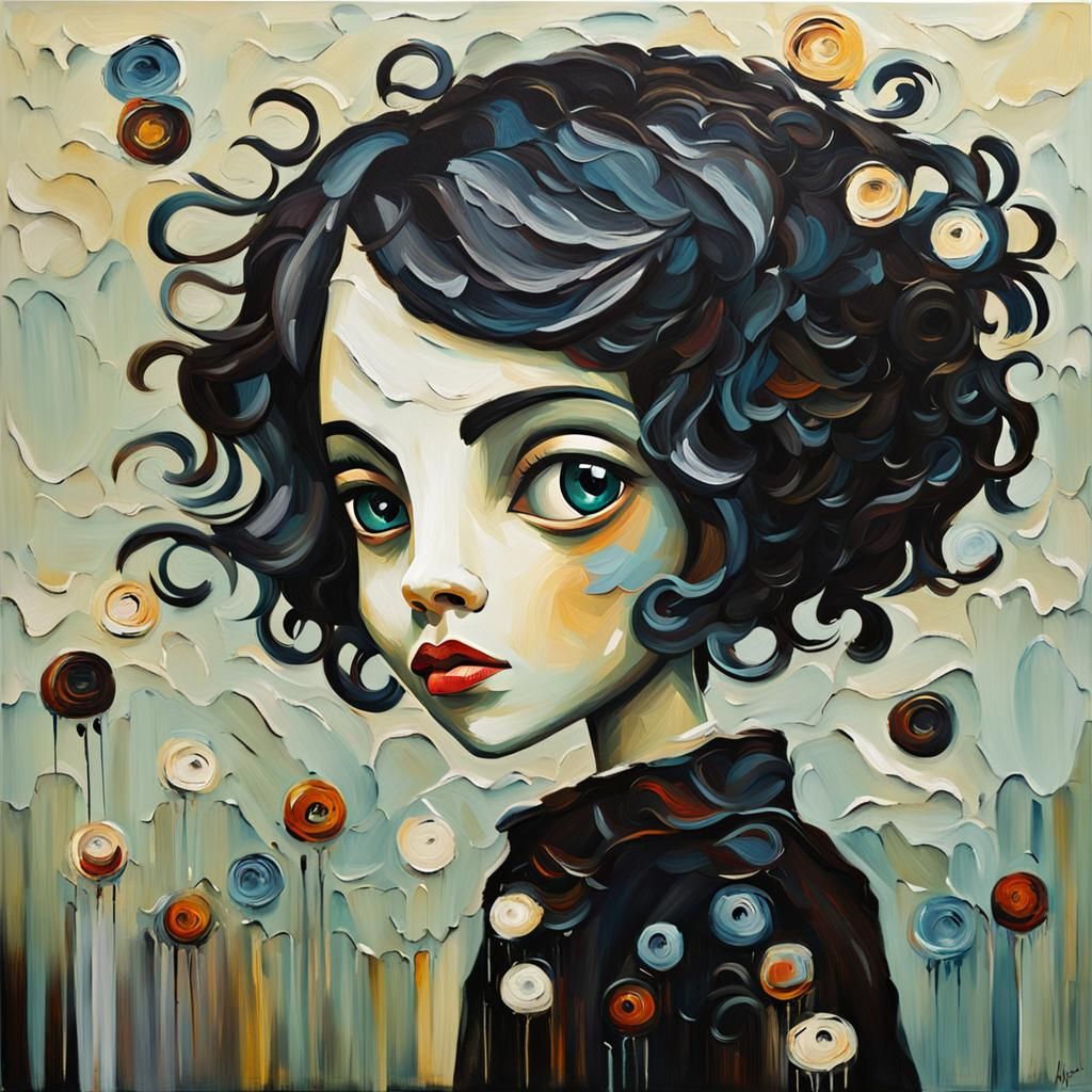 Impressionistic Oil Painting with Thick Texture