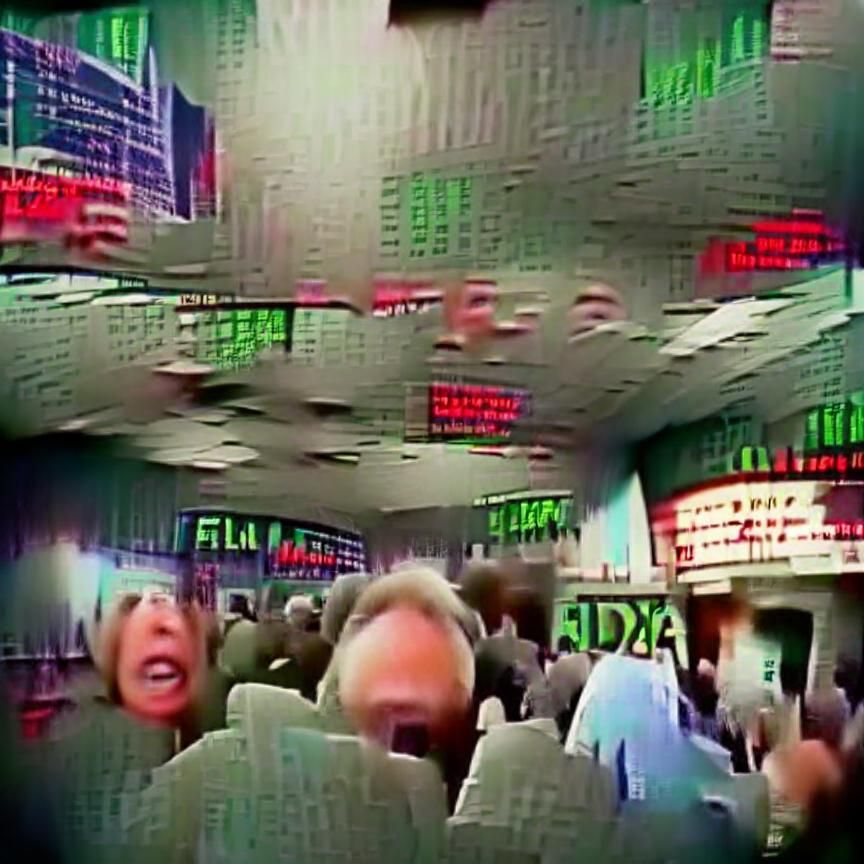 Stock Market Data on Vintage Film Reel