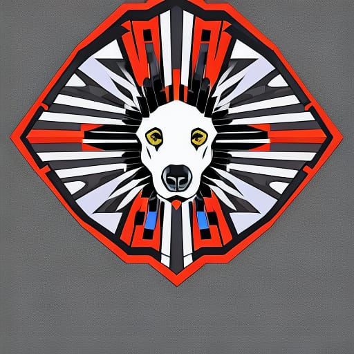 Pop Art Dalmatian Screen Print in 8K