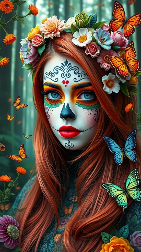 Day of the Dead Dreamscape Portrait