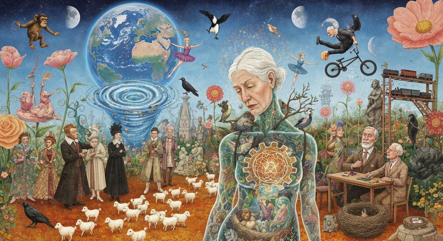 Luminous Chakra Wheels Radiating Mythological Aura