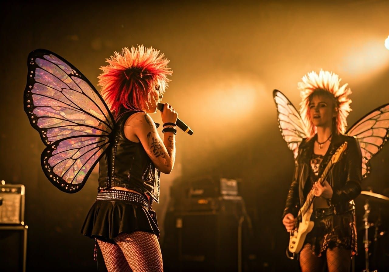 Rebel Fairies Unleash Sonic Chaos in Gritty Punk Rock Scene