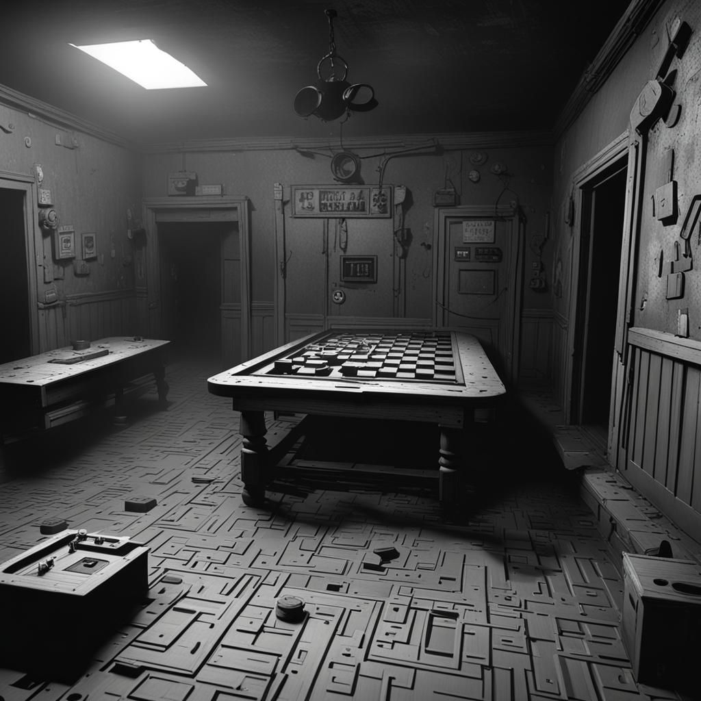 Creepy Escape Room Rendered in Unreal Engine