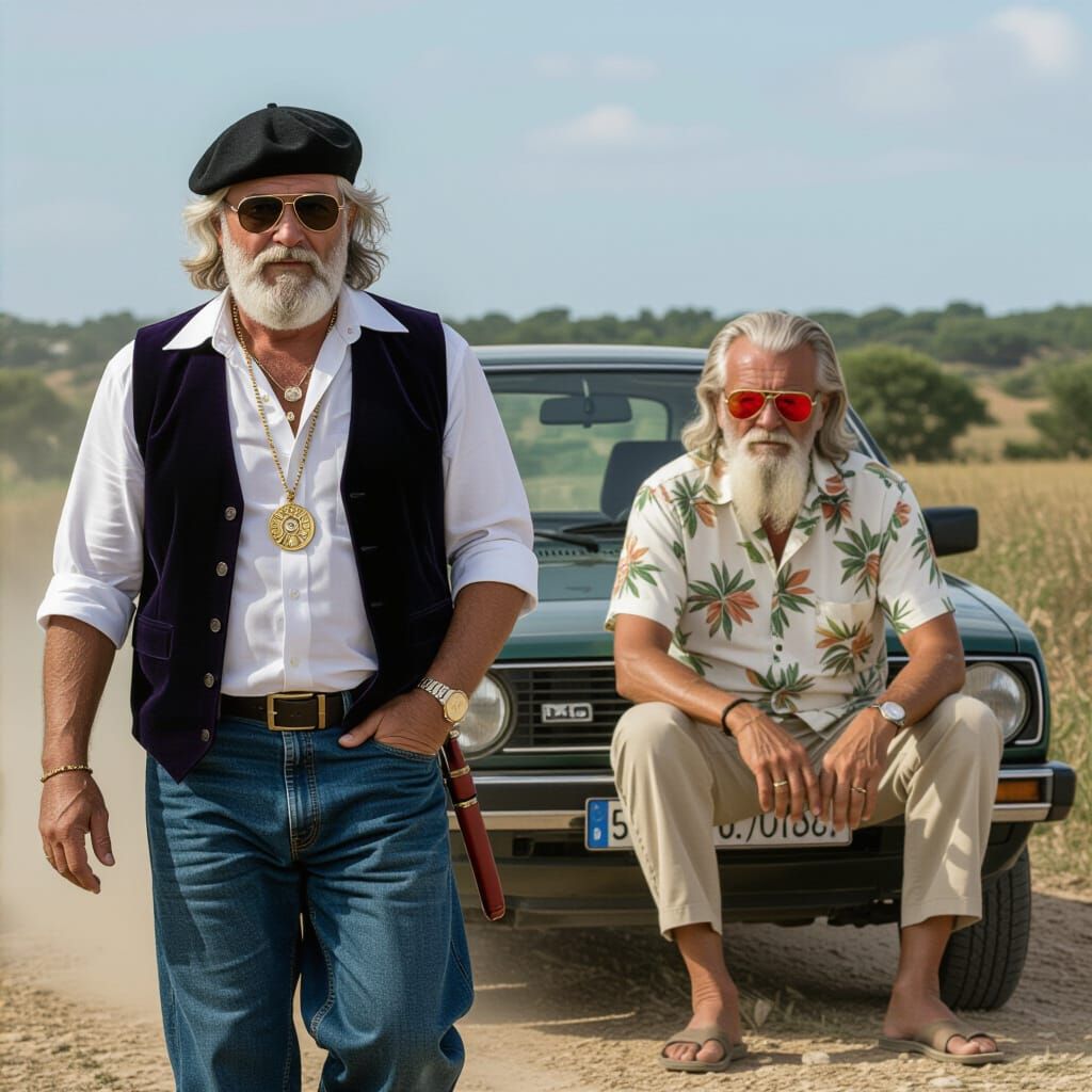 GTA San Andreas Style Action Scene in Sardinia