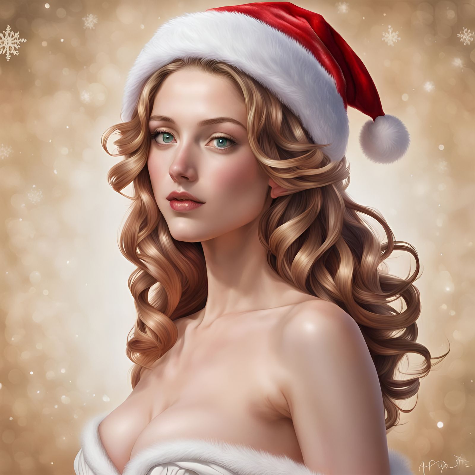 Aphrodite Celebrates Christmas