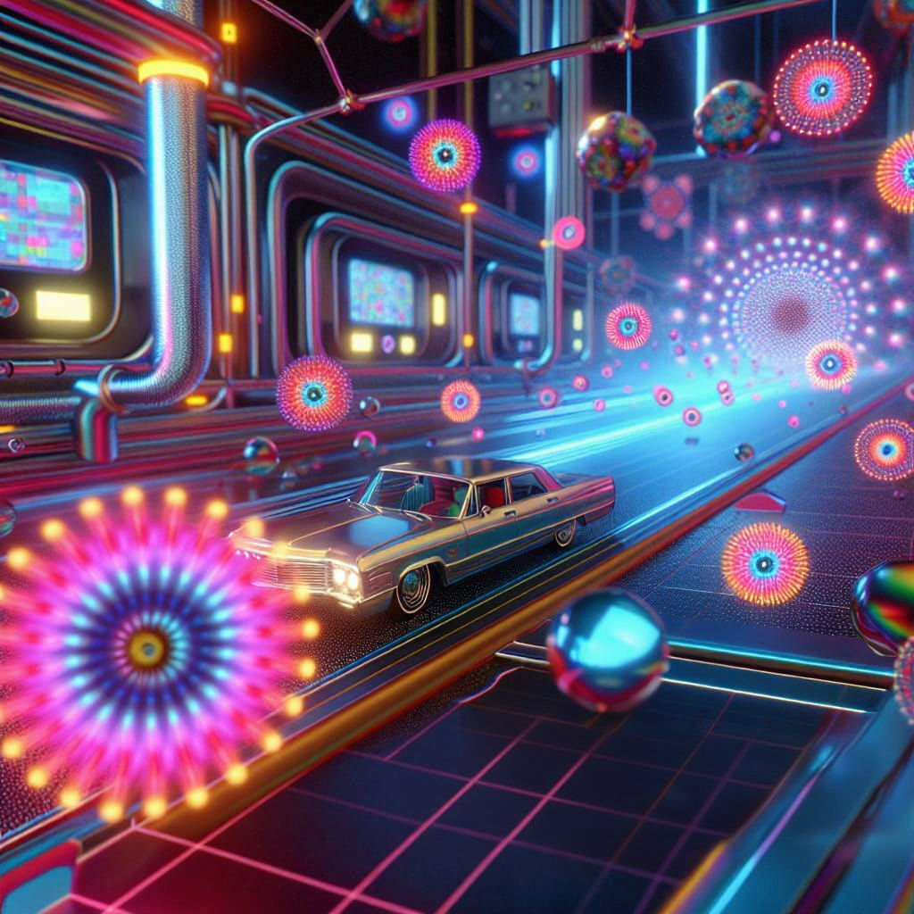 Quantum Dot Ditsyflowers Through the Wrong End of Cameraphon...