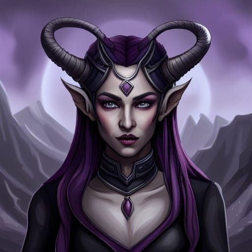 D&D Tiefling Character