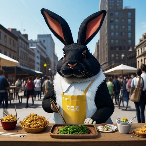 Rabbits as Street Food: Goya Meets Aardman