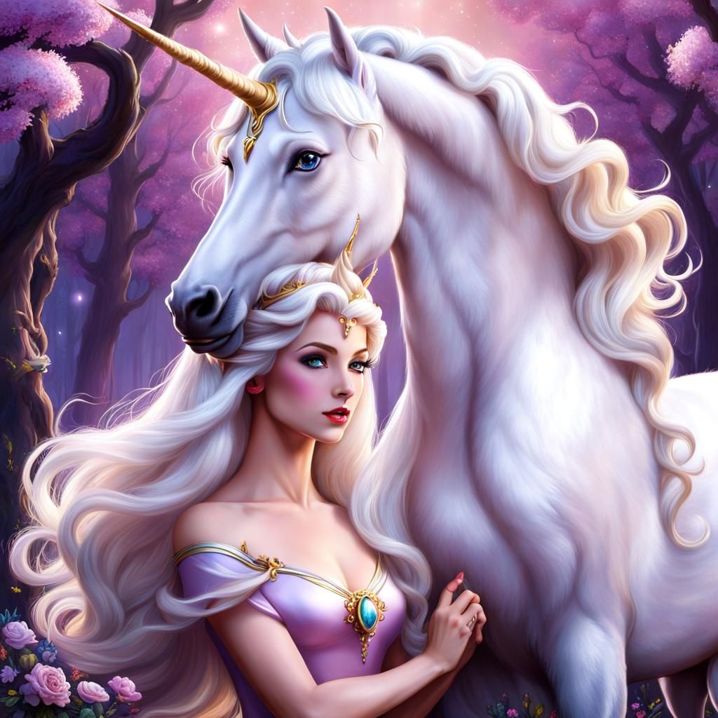 Lady Amalthea and Unicorn