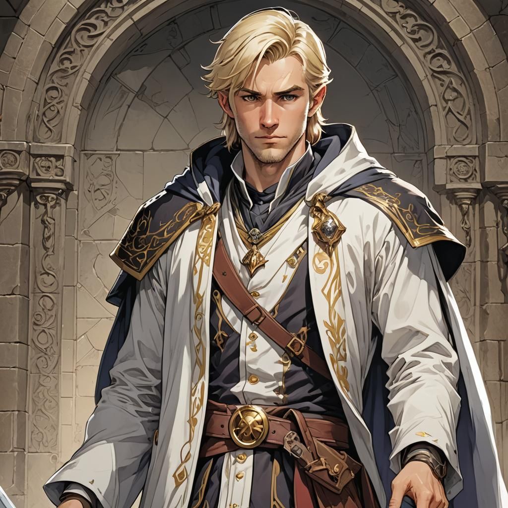 Hogwarts Arcane Researcher in Anime Style