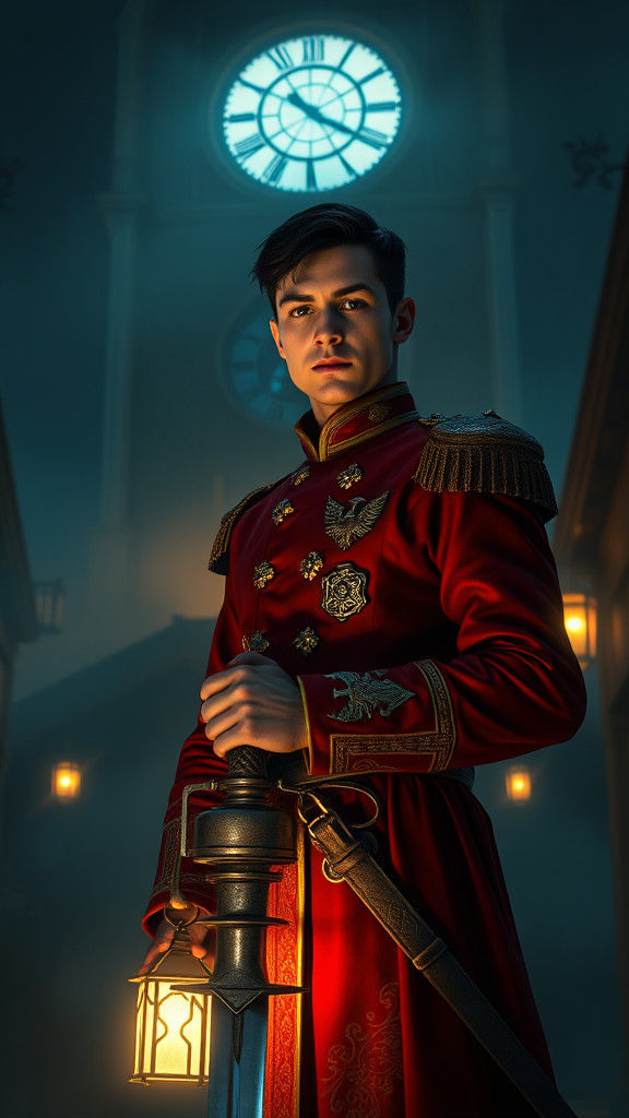 Stoic Town Guard in Misty Square