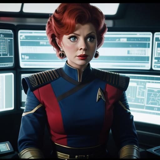 Lucille Ball as Starfleet Admiral: Cinematic Film Still