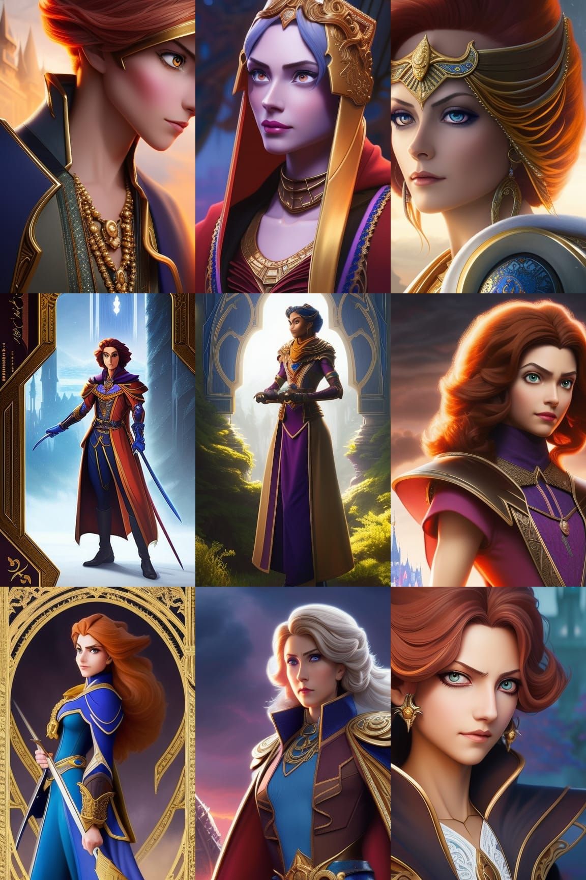 Disney Style Sypha Belnades Portrait