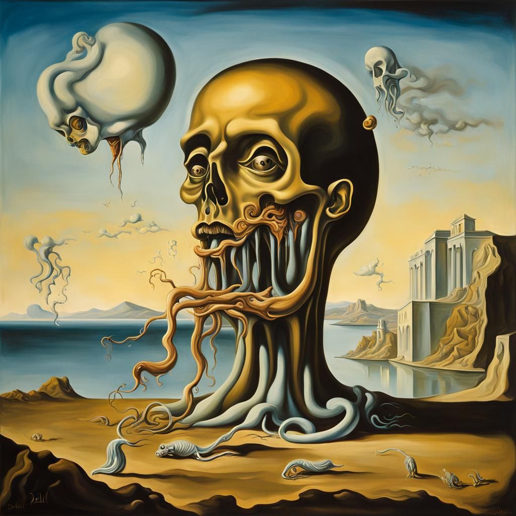 Surreal Decaying Flesh: A Dali-esque Interpretation