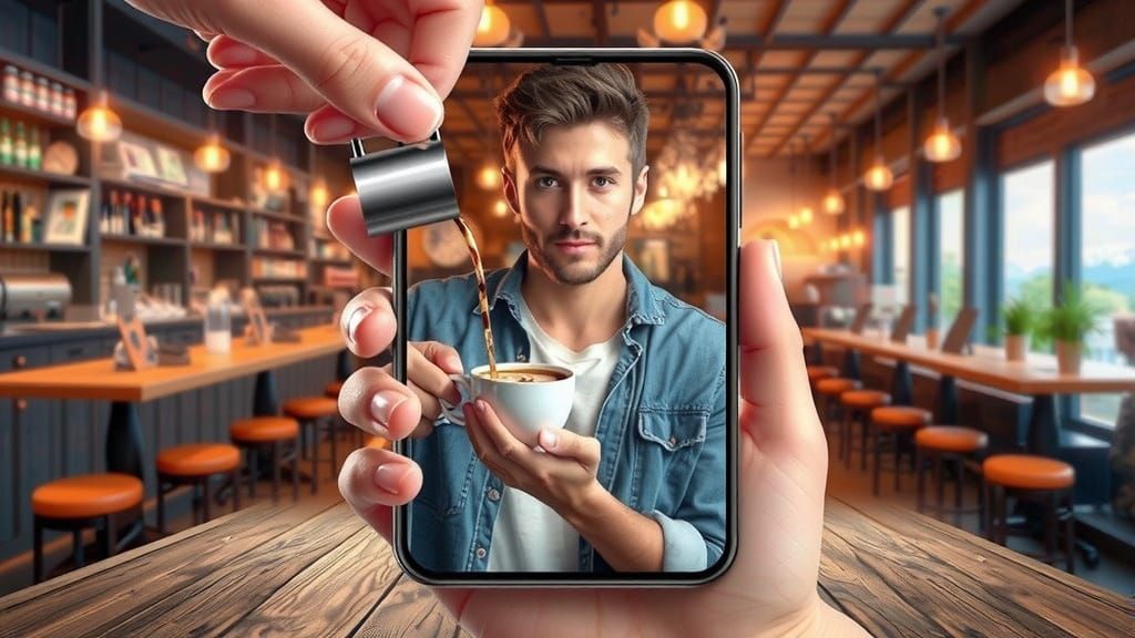 AI Generated Coffee Time Scene