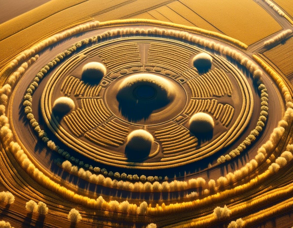 Ruins in the Wheat Field