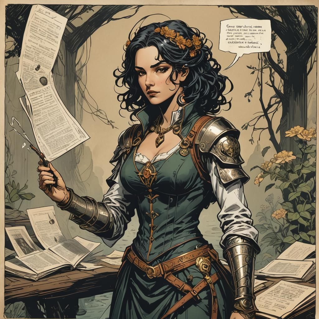 Ophion: Subconscious Comic Book Heroine