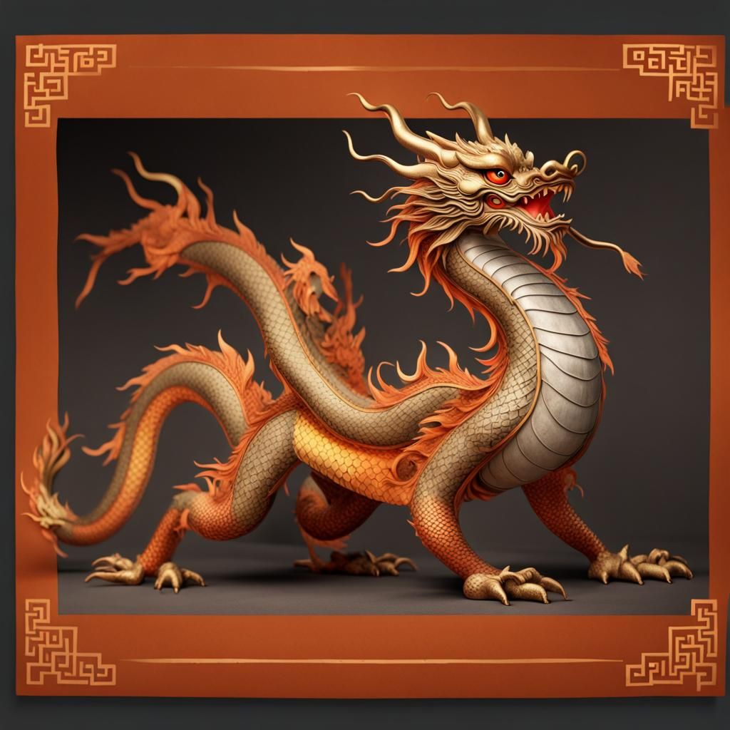 A Chinese dragon