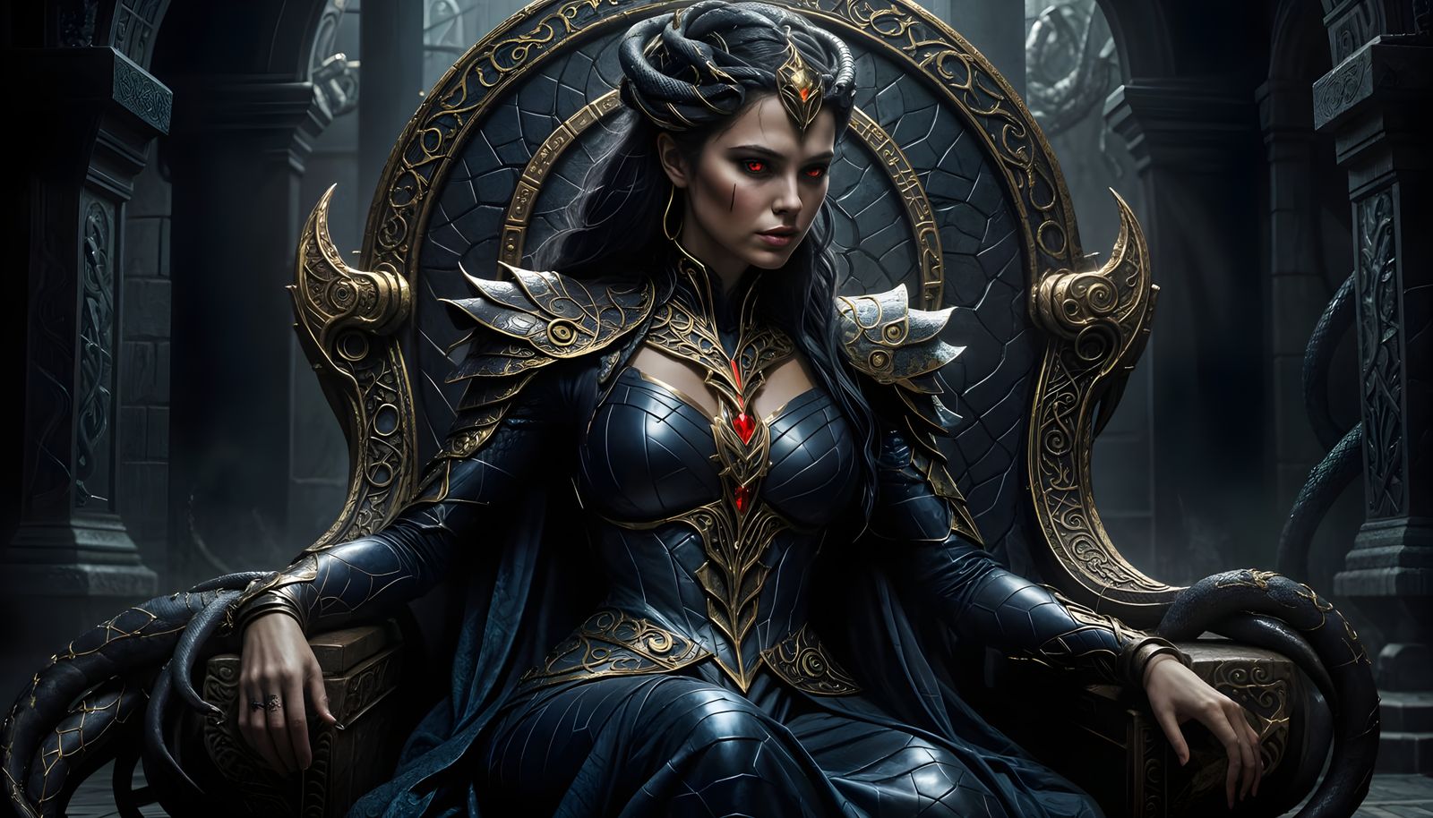 Serpent Queen in Dark Fantasy Majesty