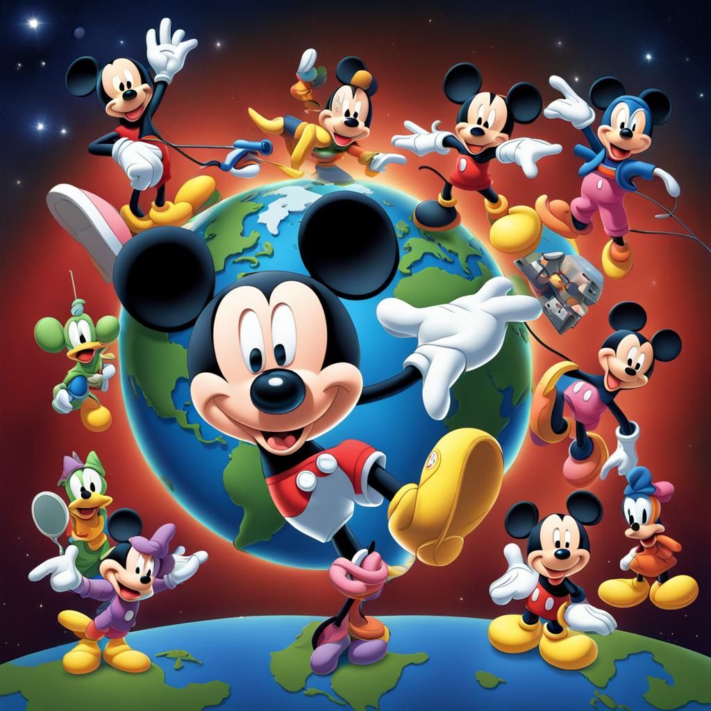 Mickey's Clubhouse Orbits Earth