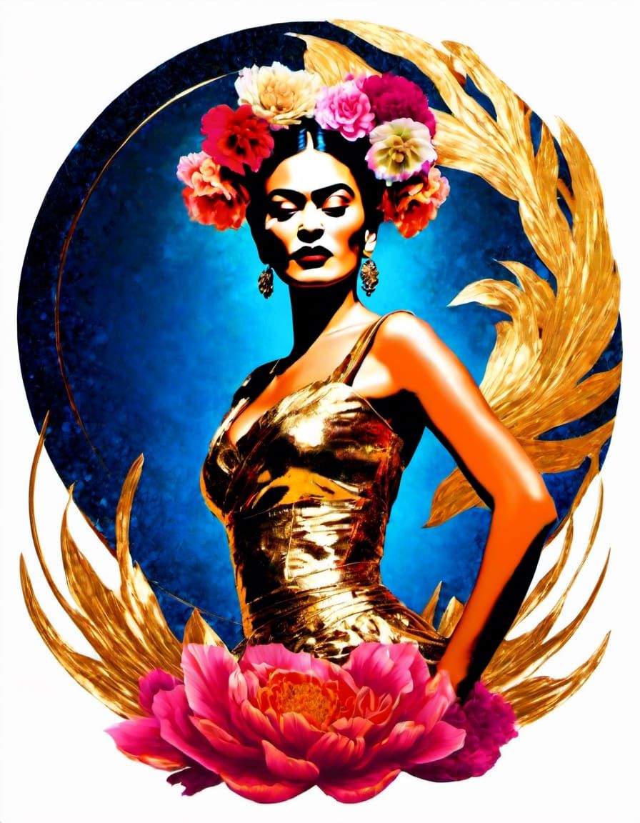 Flamenco Dancer in Magical Realism Style