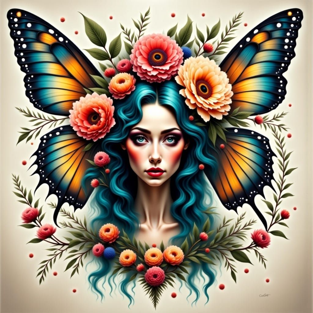 Ethereal Woman in Mystical Fog: a Surrealist Dream