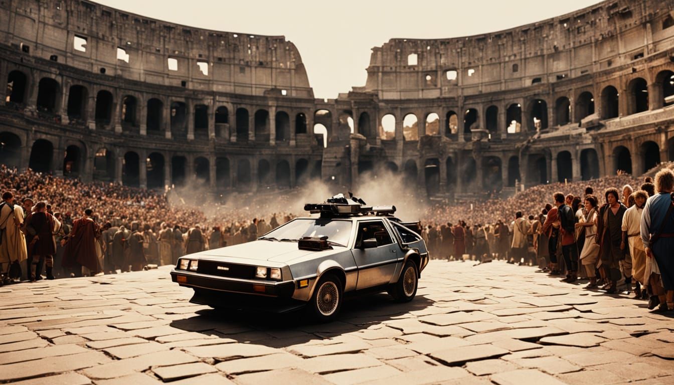 Marty and Doc Witness Gladiatorial Combat