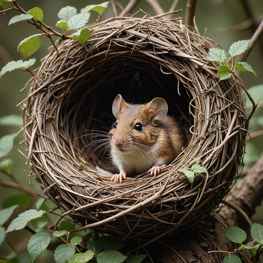 Whispers of Serenity in a Bird's Nest