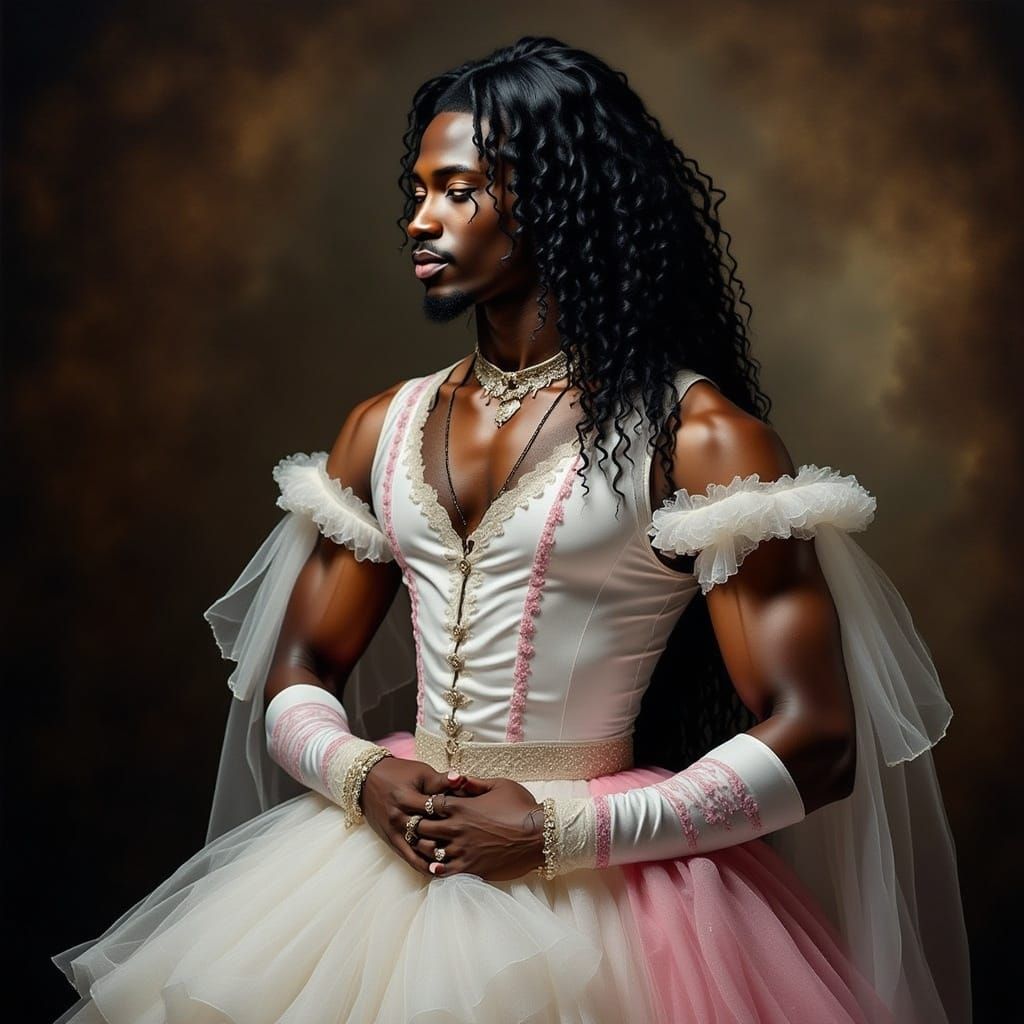 Rococo Gentleman in Lavish Attire