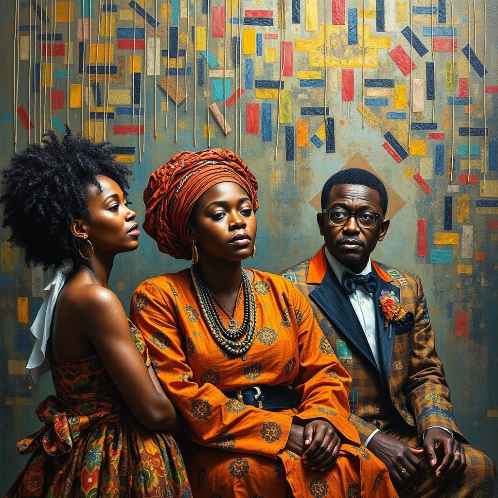 Sumptuous Artistic Mashup in Expressive Colors