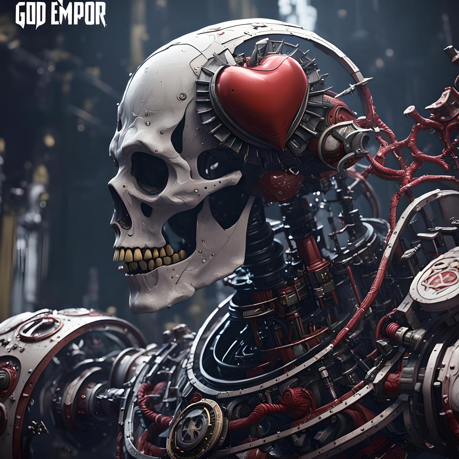 Atomic Heart God Emperor Detailed Matte Painting