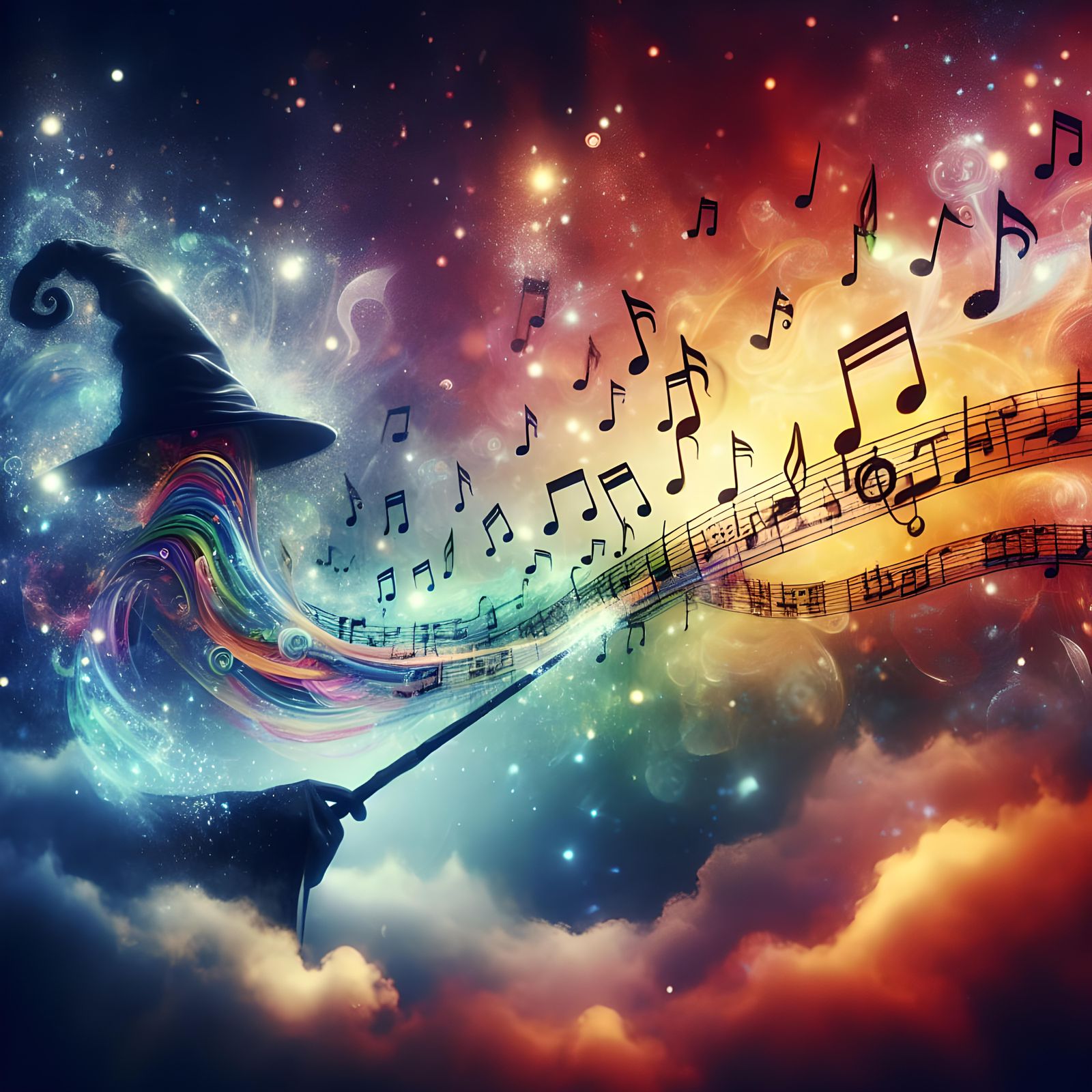 Magical Wizard's Wand Creates Dreamscape