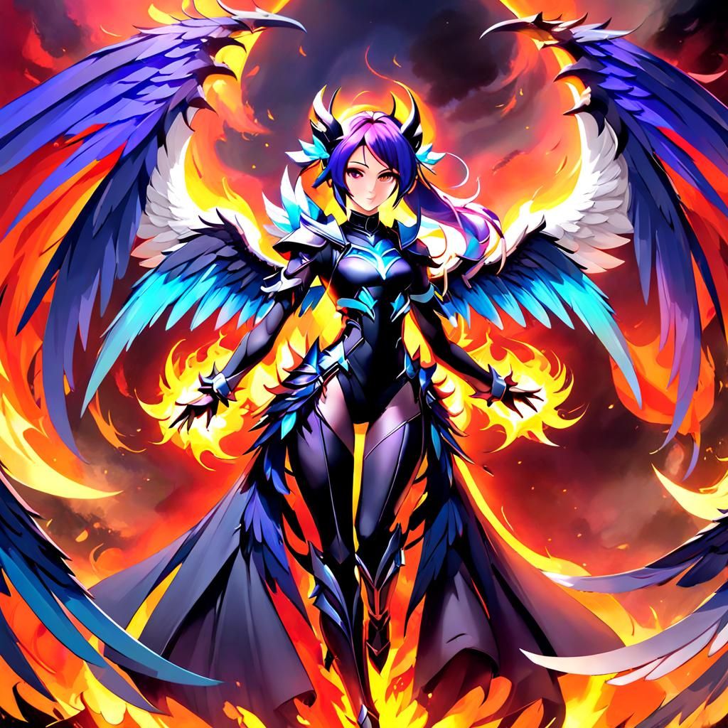 Nephalem: Angel and Demon in Rainbow Colors