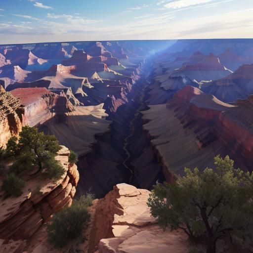 AI-Generated Image of The Grand Canyon