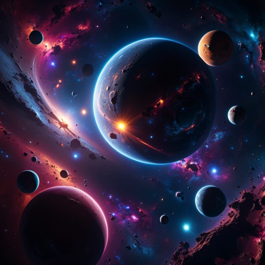 Galactic Spacecore: Hyperdetailed Space Concept Art