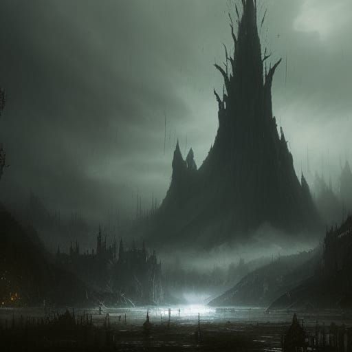 Dark Mage Tower in Gloomy Swamp