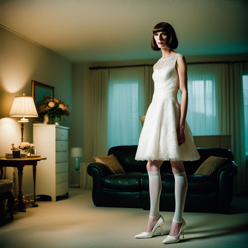 Boy in Wedding Dress: Cinematic Film Still