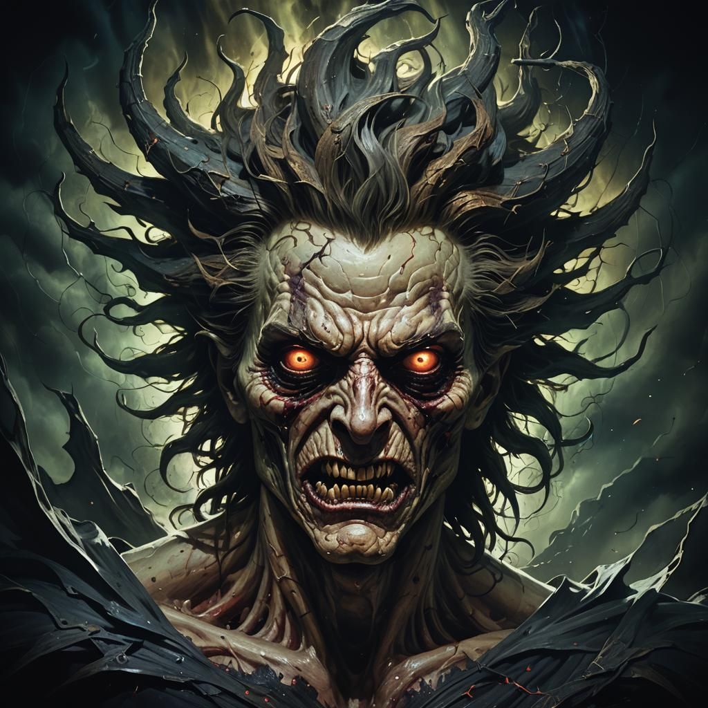 Nightmarish Creature in the Style of Fuseli