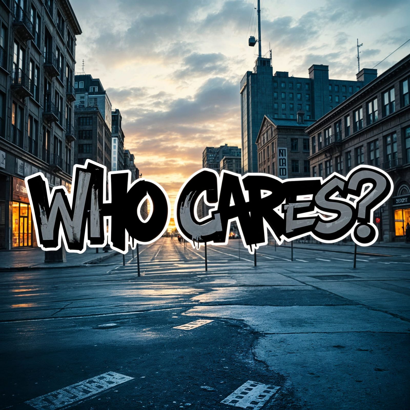 Abstract Typography in Neon Colors