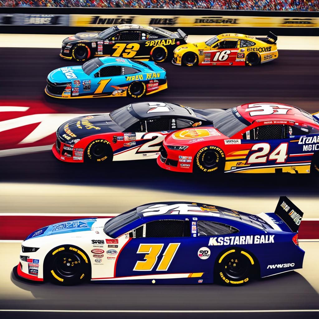 AI Interpretation of NASCAR