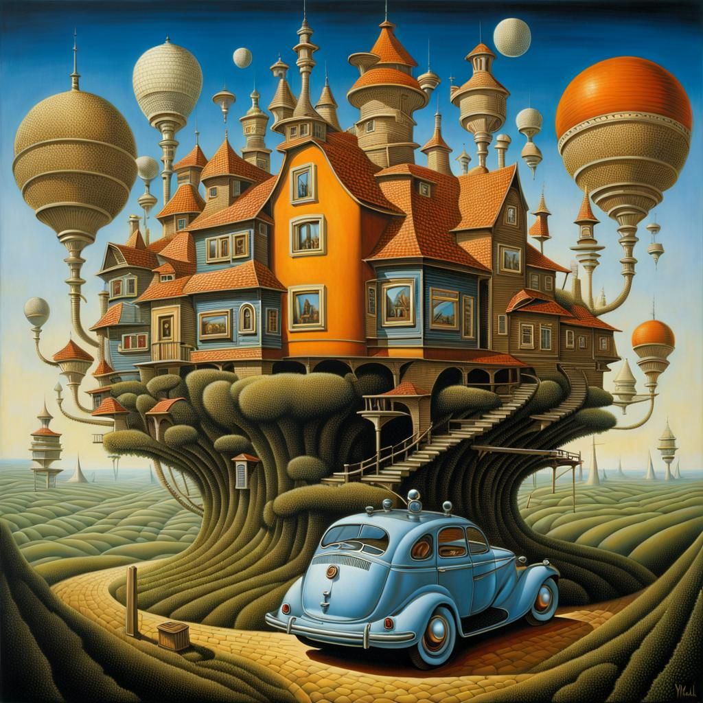 Surreal Futuristic Architecture Inspired by Dreamscapes