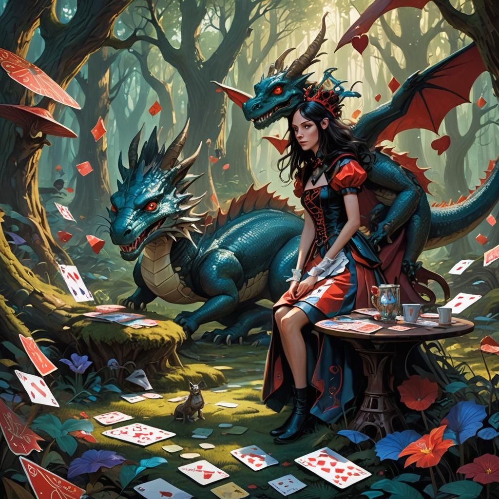 Alice in Wonderland: Mythical Characters in Fantasy Forest