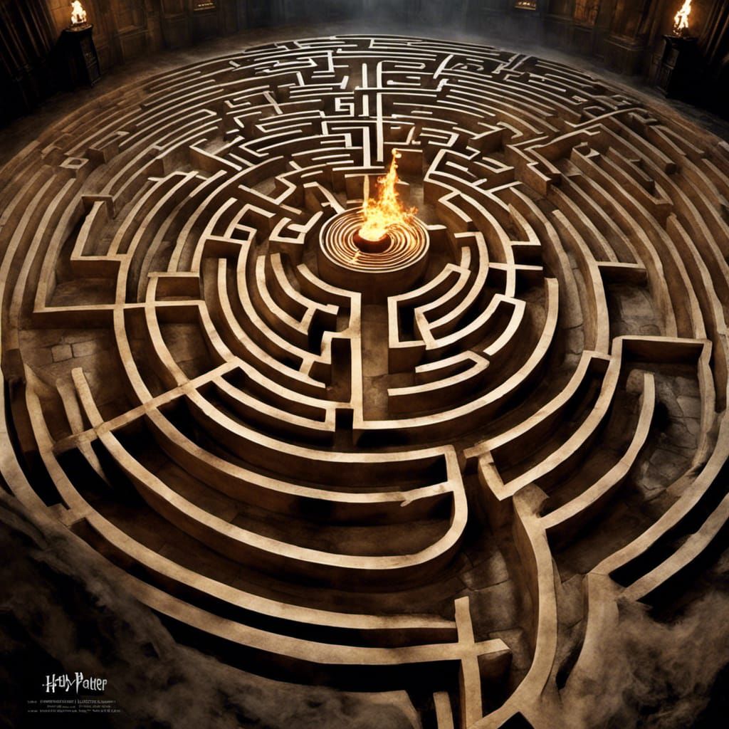 Harry Potter Goblet of Fire Maze in Realistic Detail