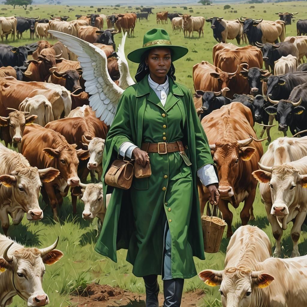 Archangel Zadikel: Angel of Mercy on African Farm