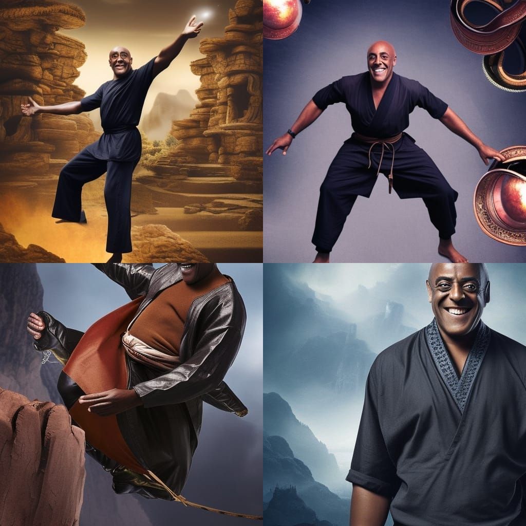 A Ninja in Epic Digital Matte Painting