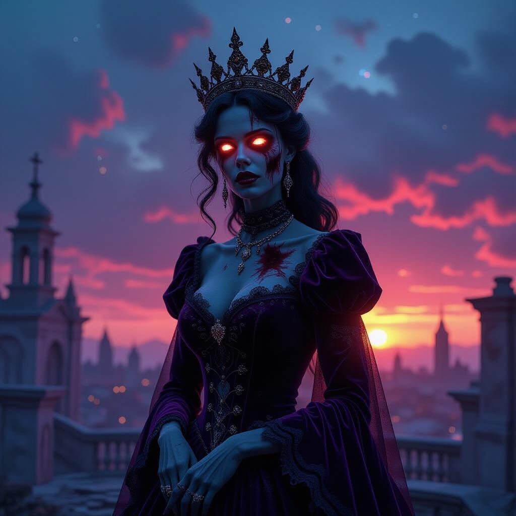 Regal Zombie Queen in Cosmic Kingdom